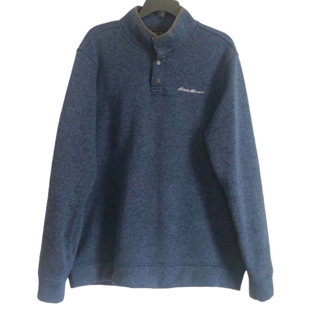 Eddie Bauer Men's/Women's Snap Fleece Pullover🔥